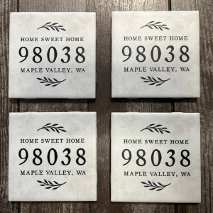 Maple Valley Zip Code Coaster
